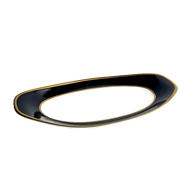 Vintage Mikasa Onyx Bone China Trinket Dish For Sale - Image 10 of 15
