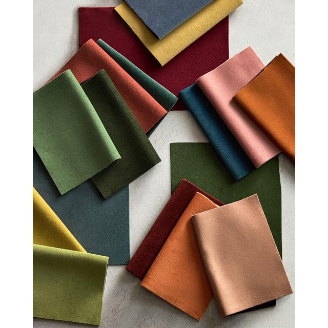 Contemporary Harlequin Performance Velvets Fabric in Paprika For Sale - Image 3 of 4