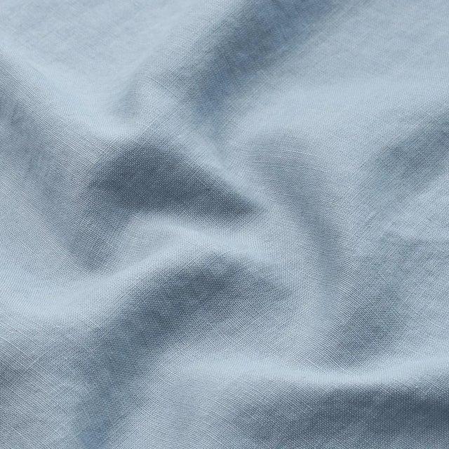 Contemporary Schumacher Leslie Stonewashed Sheer Fabric In Chambray For Sale - Image 3 of 3