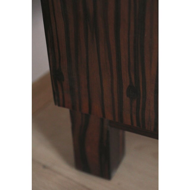 Small Art Deco Bar Cabinet, Macassar Veneer, France, circa 1930 For Sale - Image 16 of 18