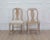 Wood Pair of 19th Century Provincial Gustavian Chairs in Original Paint For Sale - Image 7 of 8