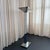 Robert Sonneman 1980s Postmodern Chrome Skyscraper Torchiere Floor Lamp For Sale - Image 4 of 11
