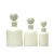 Antique French Portieux Vallerysthal Hand-Blown Milk Glass Perfume Bottles, Set of 3 For Sale - Image 4 of 12