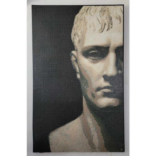 Italian Tiled Augustus Wall Art For Sale - Image 9 of 9