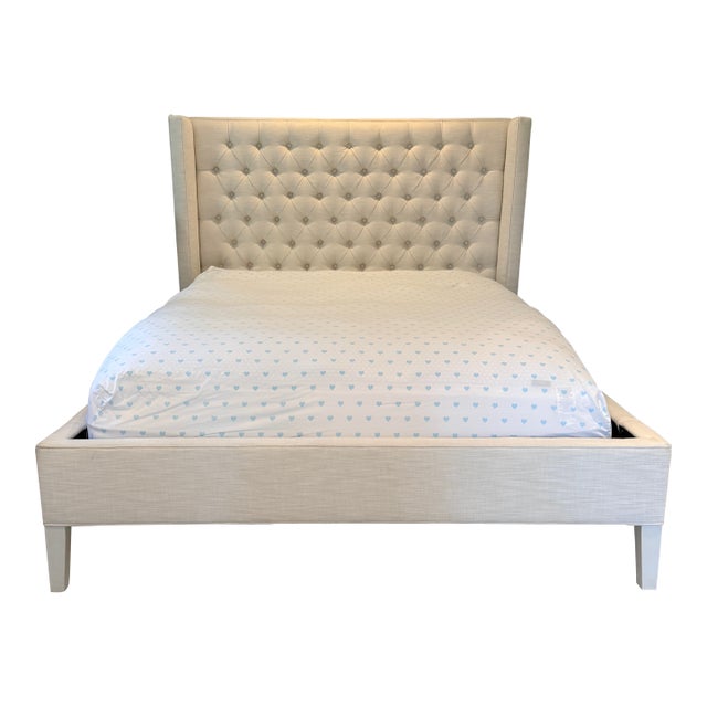 Serena & Lily Queen Tall Tufted Broderick Bed For Sale