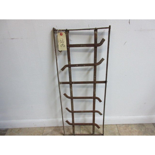 Metal Antique Victorian Iron Window For Sale - Image 7 of 7