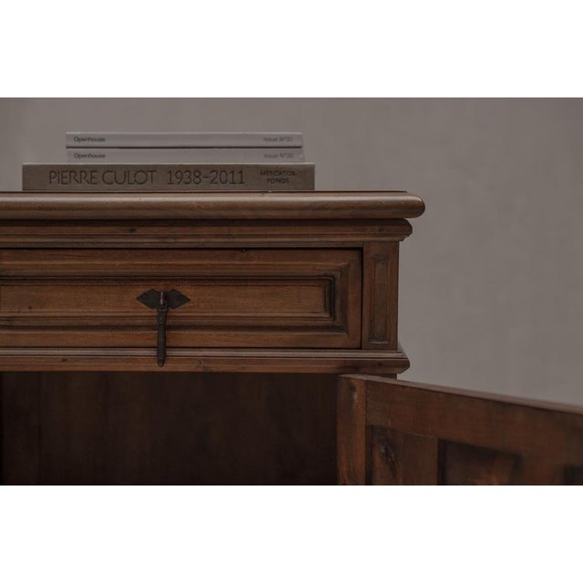 Brutalist Spanish Sideboard in Wood, 1970s For Sale - Image 10 of 18