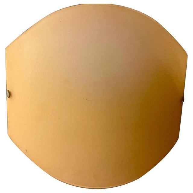 Yellow Gold Murano Glass Wall Light from Toso, Italy, 1990s For Sale - Image 6 of 6