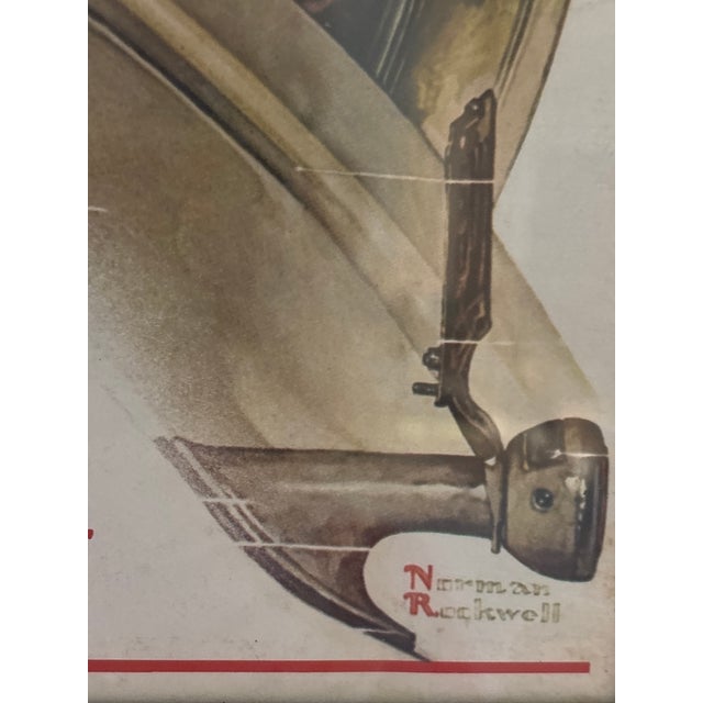 Bring a touch of Americana into your home with this professionally framed, authentic, vintage cover of The Saturday...