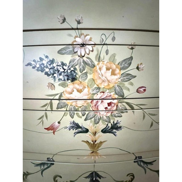 Early 20th Century Hand-Painted Serpentine Chest of Drawers For Sale - Image 11 of 14