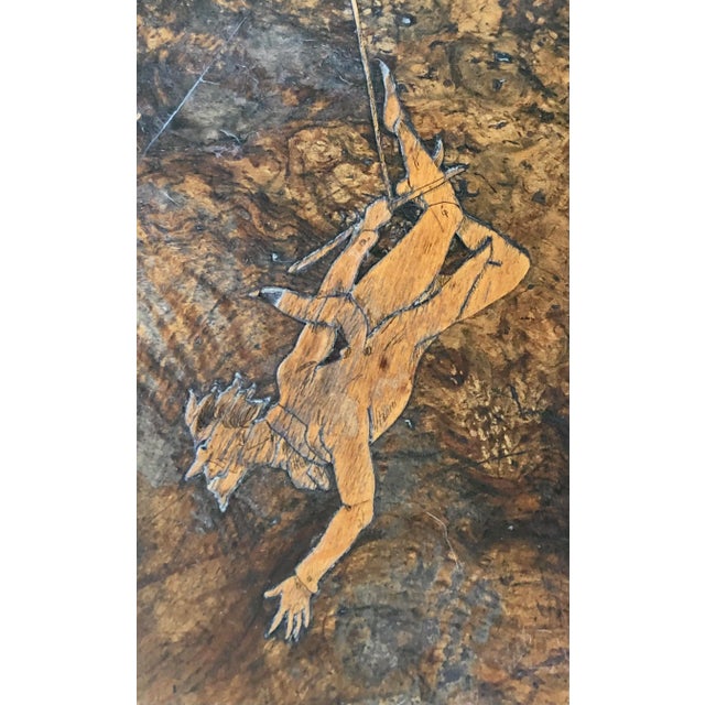 Continental Marquetry Side Table For Sale - Image 10 of 13