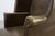 Mid-Century Modern Wing Back Chair in Green Leather, 1980s For Sale - Image 3 of 15