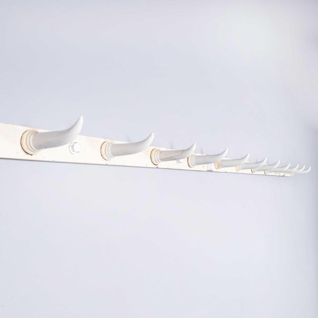 19th Century French Original Cast Iron Butchers Rack For Sale - Image 3 of 11