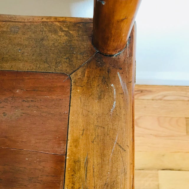 Chinese Qing Dynasty Style Wooden Chair With Carved Ox Bone Inlay For Sale In Boise - Image 6 of 9