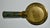 Antique Chinese Brass Silk Iron Coal Pan W/Cloisonné Handle With Flowers For Sale - Image 9 of 13
