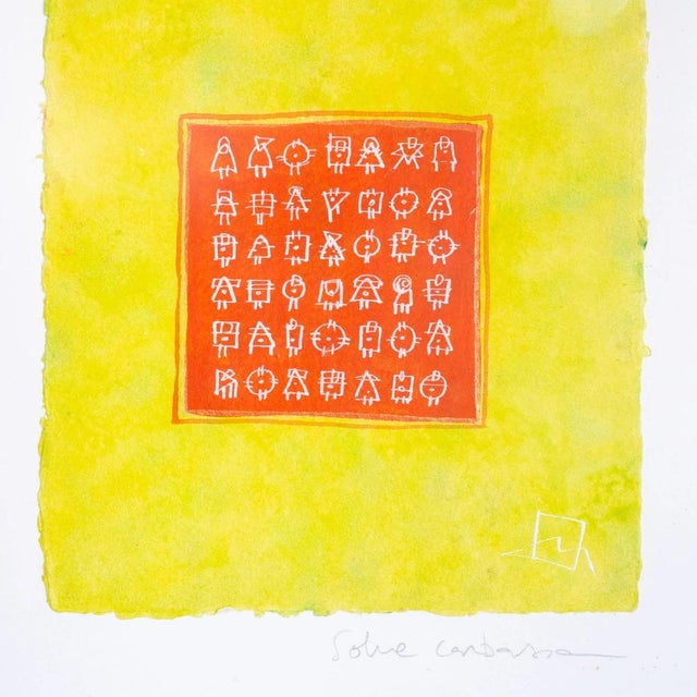 Sole Carboner, Montse Vives Roig, 1990s, Watercolor For Sale - Image 4 of 10