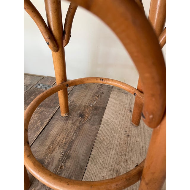Antique Art Nouveau Cafe Stool, 1890s For Sale - Image 6 of 8