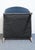 Vanguard Furniture Contemporary Modern Channel Stitched Slate Blue Velvet Upholstered Accent Arm Chair For Sale - Image 9 of 9