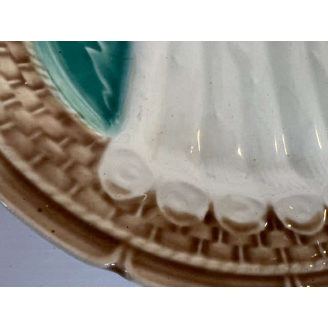 Asparagus Plates, 1890, Set of 6 For Sale - Image 6 of 13