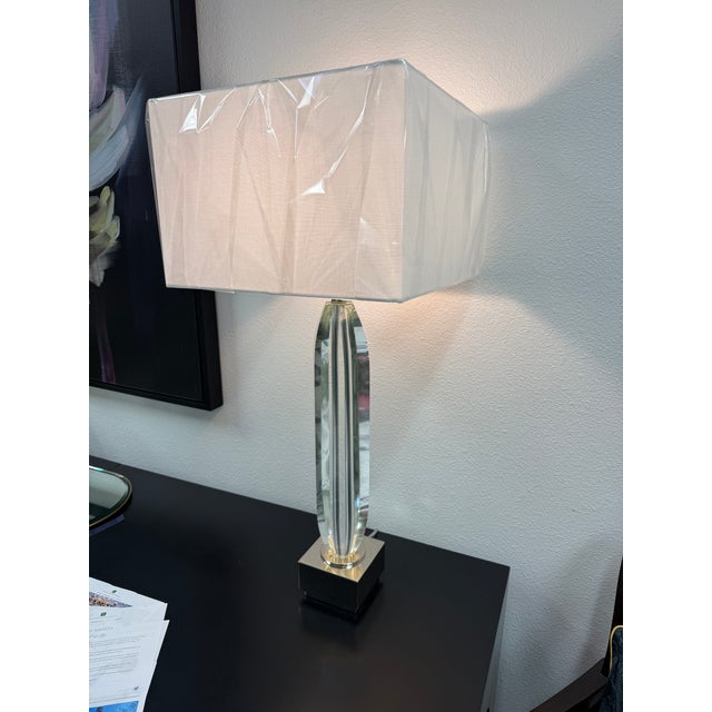 Contemporary Contemporary Revelation Crystal Marianna Table Lamp For Sale - Image 3 of 5