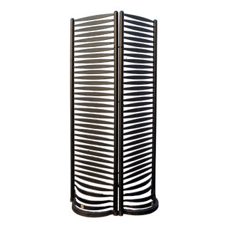 Black Screens by Massimo Morozzi for Mazzei, 1980s, Set of 2 For Sale