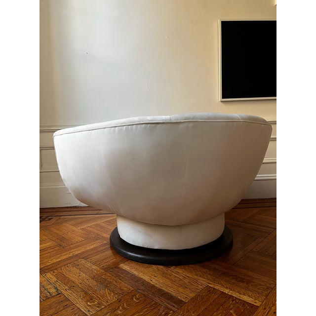 1970s Adrian Pearsall Swivel Lounge Chair For Sale - Image 5 of 11