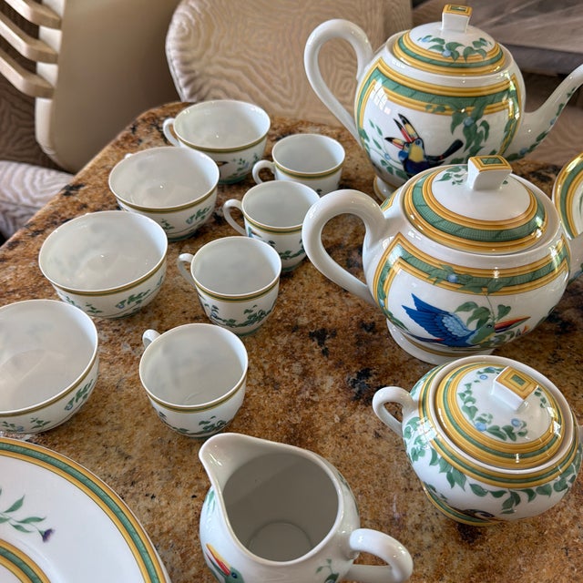 Late 20th Century Hermes China Toucans Service for 6 Collection - 69 Pieces For Sale - Image 11 of 12