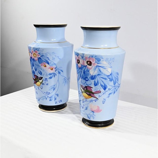 Vintage Porcelain Vases, Set of 2 For Sale - Image 3 of 18