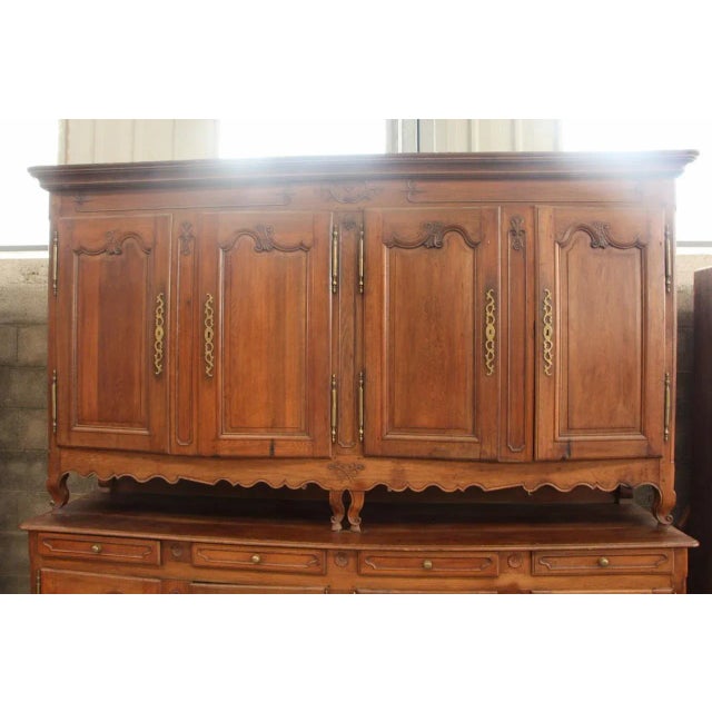 Antique French Oak and Wood Buffet For Sale - Image 12 of 13
