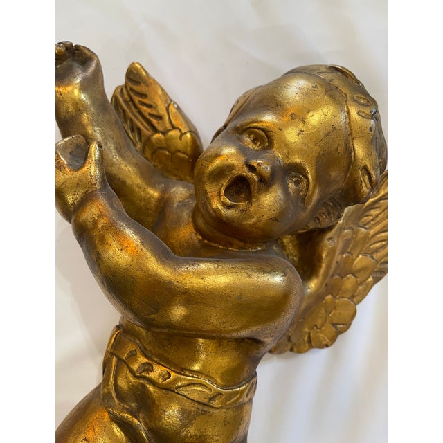 Early 19th Century Pair of Angel’s Ceramic For Sale In Miami - Image 6 of 9