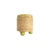 Disco pouf in tinted rattan and hr foam by popus editions. Dimensions: ø 37 x h 49 cm. Materials: upholstery, tinted...