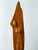 Large Mid-Century Hand-Carved Sculpture of a Woman with Boat and Paddle, 1960s, Teak For Sale - Image 6 of 18