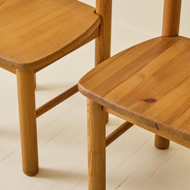 Wood Rainer Daumiller Pine Dining Chairs, Set of 6, 1970s For Sale - Image 7 of 7