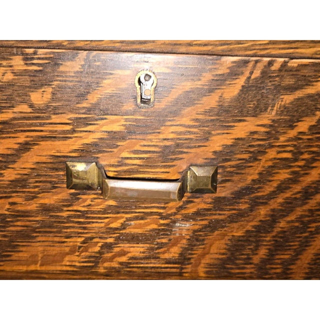 Marked Down (Again)! 1910s Arts & Craft-Style J K Rishel Solid Oak Buffet For Sale - Image 14 of 18