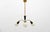 Mid-Century Modern Brass 3-Armed Sputnik Lamp, 1950s For Sale - Image 13 of 13