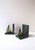 Dark Green Marble Brass Sailboat Nautical Bookends, Pair For Sale - Image 11 of 13