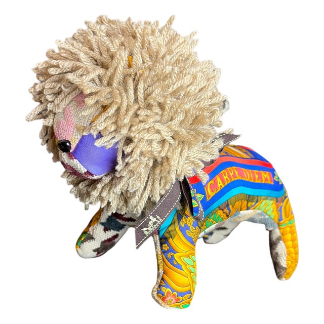 Hermes Carpe Diem Vintage Silk Scarf Courageous Lion For Sale