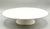 Antique French White Ironstone Cake Stand on Pedestal For Sale - Image 4 of 8