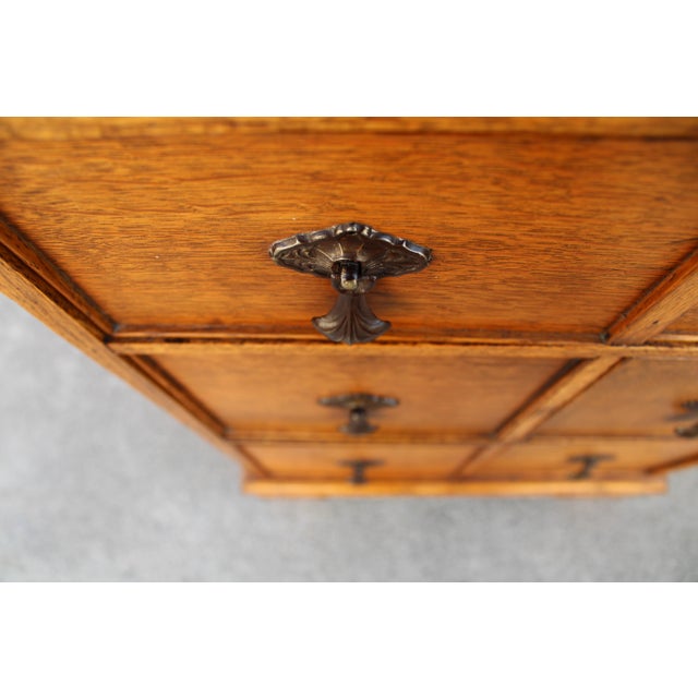 Apothecary Oak Nightstand Chairish