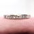 Metal 1920s Art Deco Platinum French Cut Diamond Ring, 0.90 Ct, Size 6.75 For Sale - Image 7 of 13