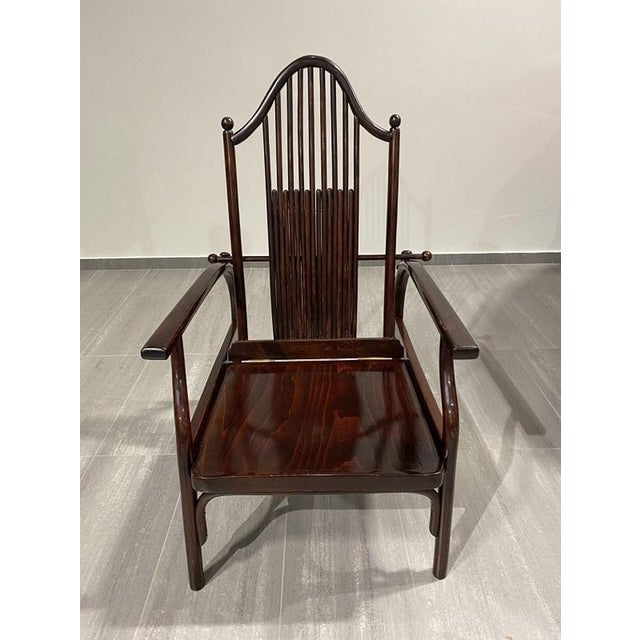 Adjustable Armchair by Josef Hoffmann for Jacob & Josef Kohn, 1890s For Sale - Image 5 of 6