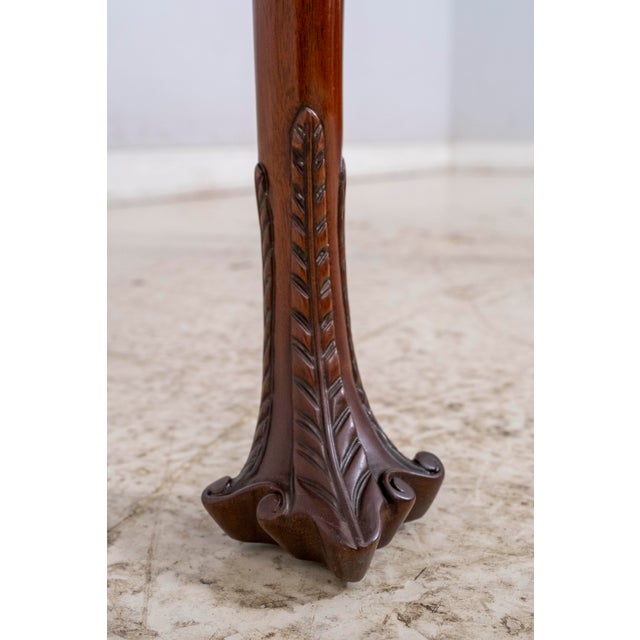 Kindel Irish Georgian Carved Mahogany Tea Table For Sale - Image 9 of 13