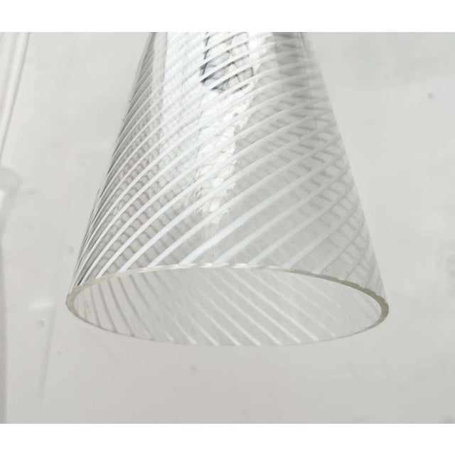 Mid-Century Modern Swirl Glass Pendant Lamps by Aloys Ferdinand Gangkofner for Peill & Putzler, 1950s, Set of 2 For Sale - Image 6 of 18