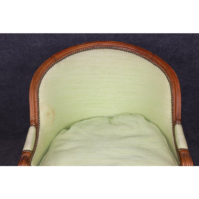 French Louis XVI Style Chaise Lounge Daybed Recamier Circa 1930 For Sale - Image 4 of 13