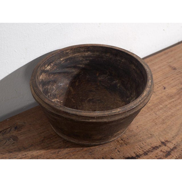 Antique Tibetan Wooden Bowl For Sale - Image 3 of 5