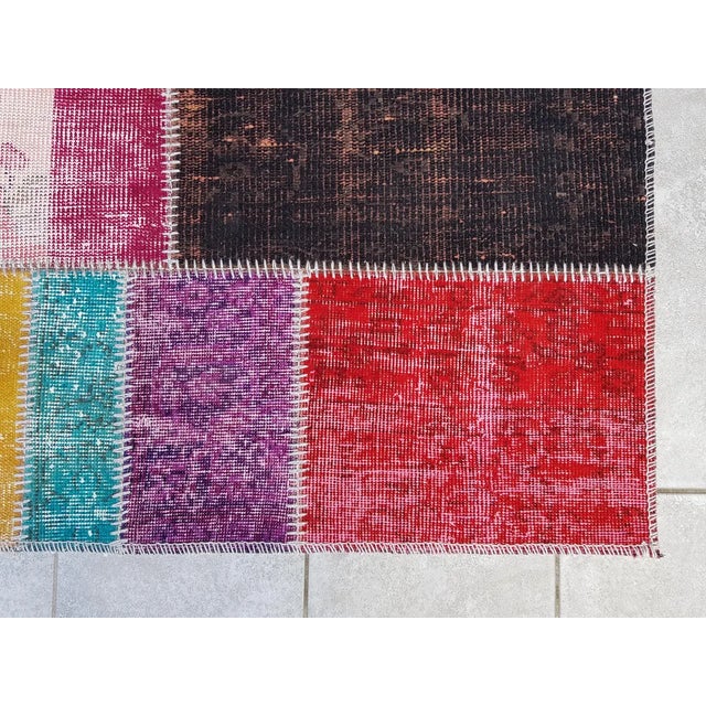 Oushak Vintage Anatolian Runner For Sale - Image 4 of 10