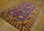 Charming Violet and Yellow Color With Dragon Design Antique Chinese Ningxia Rug For Sale - Image 4 of 11
