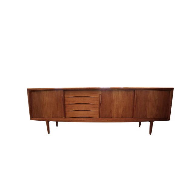 Vintage Sideboard in Teak by Axel Christensen for Omann Jun, 1960s For Sale - Image 17 of 18