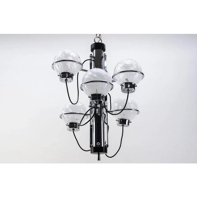 Murano Glass Orbit Lamp from Mazzega, Italy, 1960s For Sale - Image 6 of 13