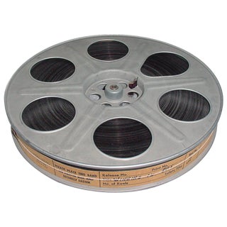 Circa Mid 20th Century 35mm Movie Reel With Sound Track. Motion Picture Film Display For Sale